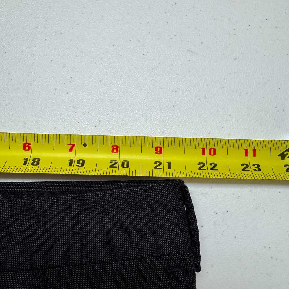 Jos A Bank Dress Pants Mens 44 Waist Gray Wool Pleated Front Cuffed Trousers - Picture 14 of 16
